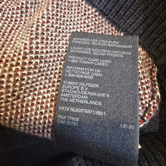 Tommy Hilfiger Sweater Vest 100% Cotton Preppy Countryside Chic Fisherman Unisex - Picture 6 of 7